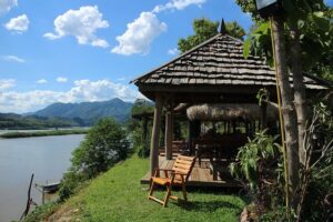 FULL DAY – Kuang Si Waterfall, Kayak on the Nam Ou / Mekong River, Pak Ou Caves - Paddle the Nam Ou River to Pak Ou Caves