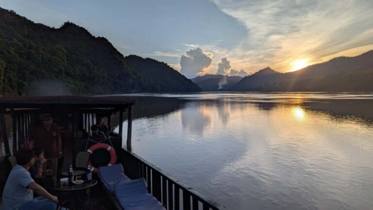Luang Prabang: Afternoon Kuang Si Waterfalls & Sunset Cruise - Kuang Si Waterfalls: swimming in turquoise pools and walking the right trails