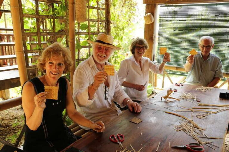 Luang Prabang: Bamboo Weaving Workshop & Cooking Class - Tuk-tuk pickup, bamboo-house timing, and the best session choice