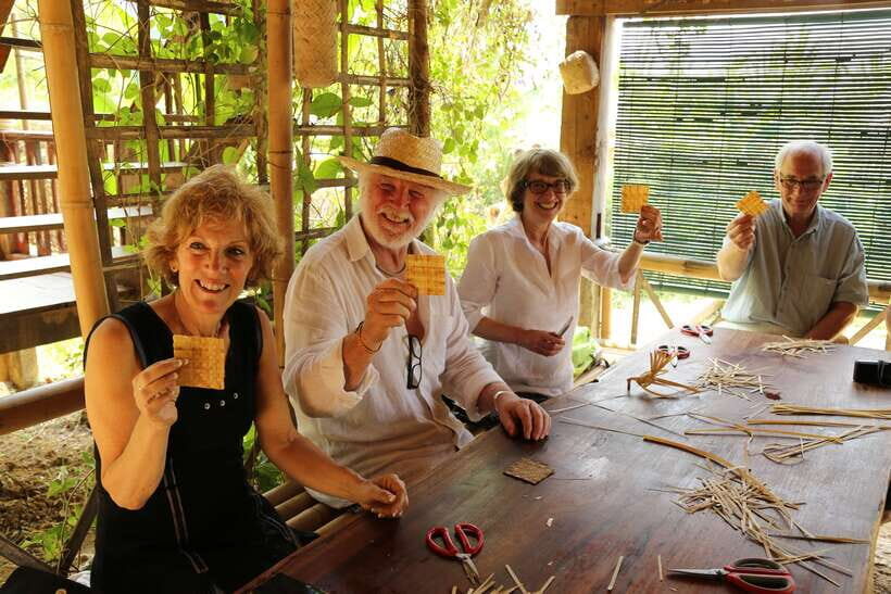 Luang Prabang: Bamboo Weaving Workshop & Cooking Class - Tuk-tuk pickup, bamboo-house timing, and the best session choice