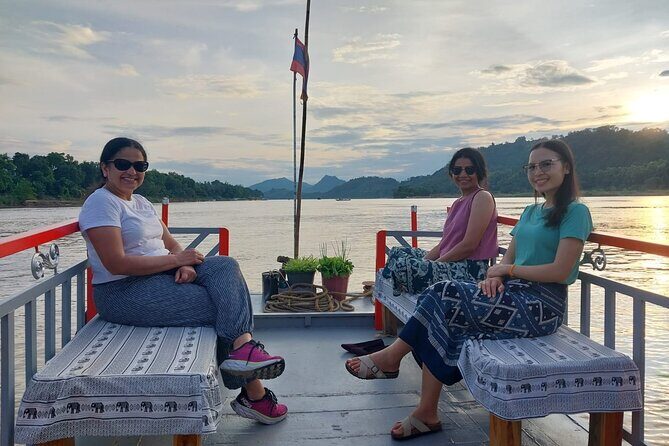 Luang Prabang Mekong Sunset Cruise and Hot Pot Dinner - The 2-hour Mekong slow boat: sunset views and local river context
