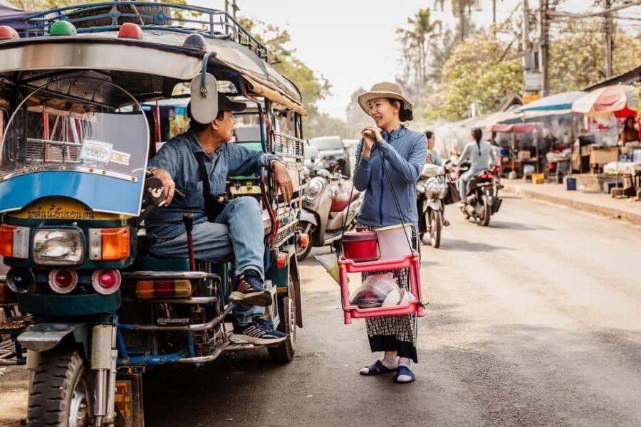 Luang Prabang Plates Food Tour with 15+ Tastings - Markets, street stalls, and why the tuk-tuk half makes sense