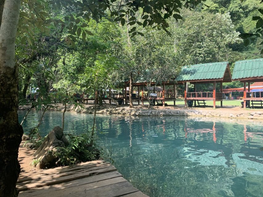 Vang Vieng: Kayaking & Cave Tubing with Zip Line/Blue Lagoon - Tham Nang Far (Angel Cave): Stalactites, Animal Shapes, and Photos