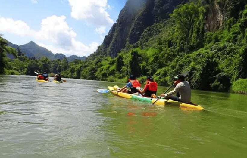 Vang Vieng: Kayaking&Zipline&Water Cave&Tham Chang tour - What the Full-Day Schedule Feels Like (Pickup to Back Home)